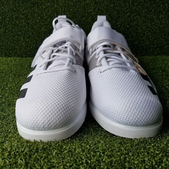 Adidas Powerlift 5 Powerlifting Weightlifting Shoes White GY8919 Mens Size 12 - Picture 2 of 10
